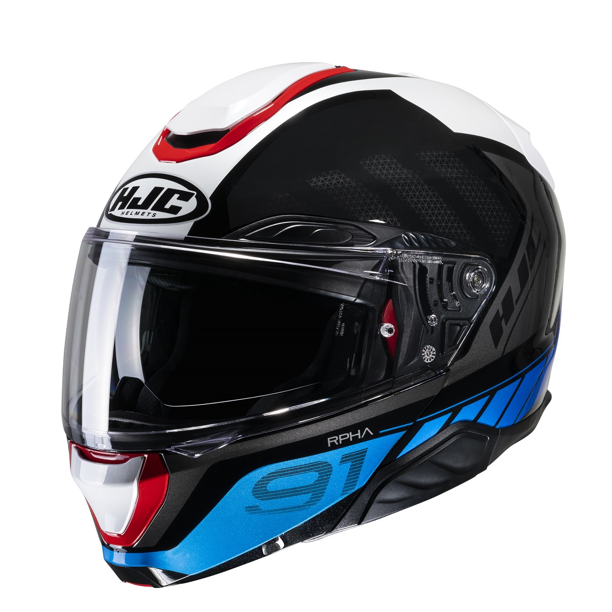 HJC RPHA 91 Klapphelm Rafino MC21 schwarz weiß blau rot Motoshop