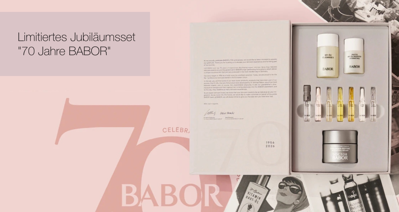 BABOR Jubiläumsset 70 Jahre Anniversary Set