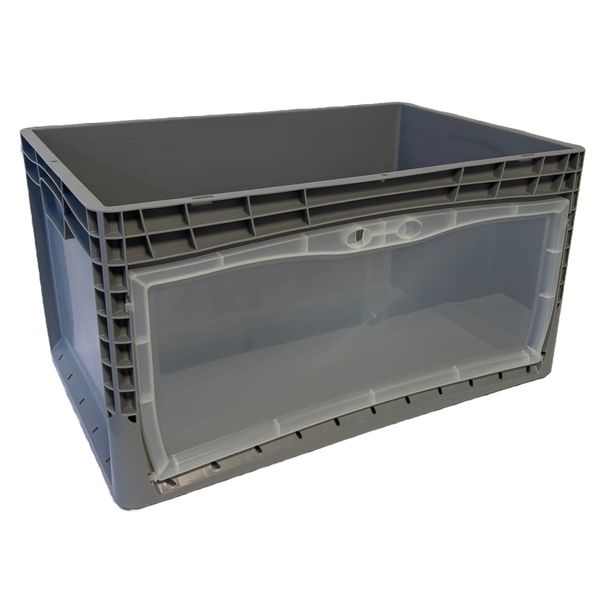 Eurobehälter ESB-6432-E Lightline / 60x40x32 mit Entnahmeöffnung und Klappe