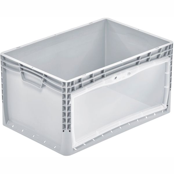 Eurobehälter 6432-E Lightline / 60x40x32 mit Entnahmeöffnung und Klappe