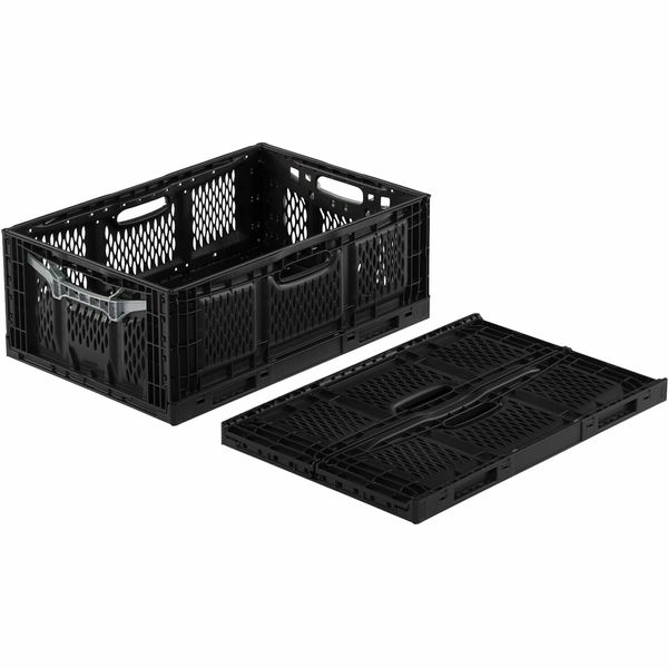 Klappbehälter KB-6423 schwarz Clever-Fresh / 60x40x23 volumenreduzierbar