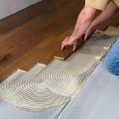 Parquet prefinito - posa incollata