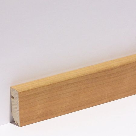 Battiscopa in legno massello, laminato, impiallacciato o bianco Impiallacciato o laminato