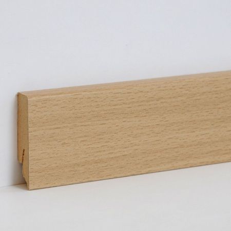 Battiscopa in legno massello, laminato, impiallacciato o bianco Impiallacciato o laminato