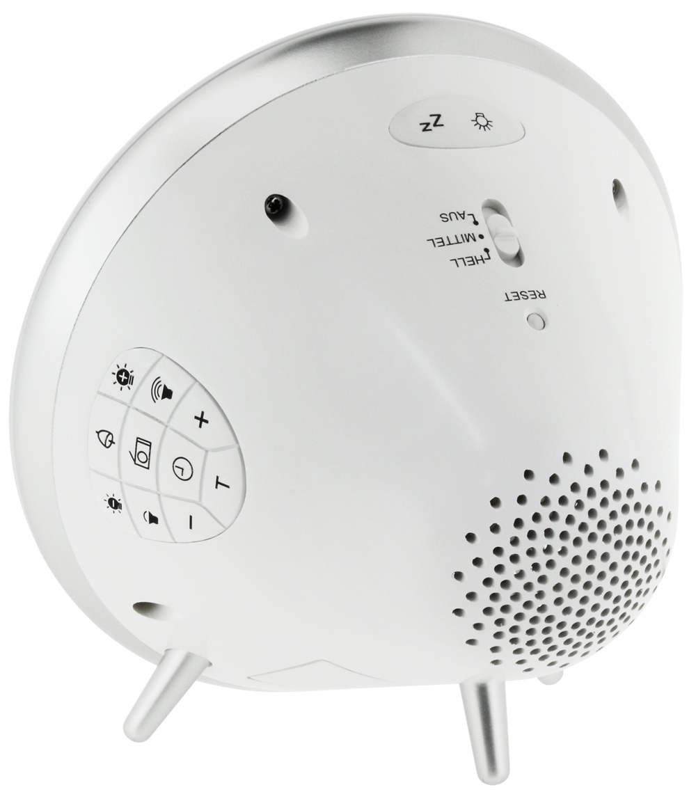 Lichtwecker mit Melodiealarm und Radio