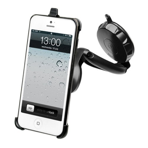 Muvit Auto KFZ Halterung 360°, für Windschutzscheibe Armatur, Smartphone  iPhone 5 5s SE inkl. Micro-USB KFZ Ladeadapter