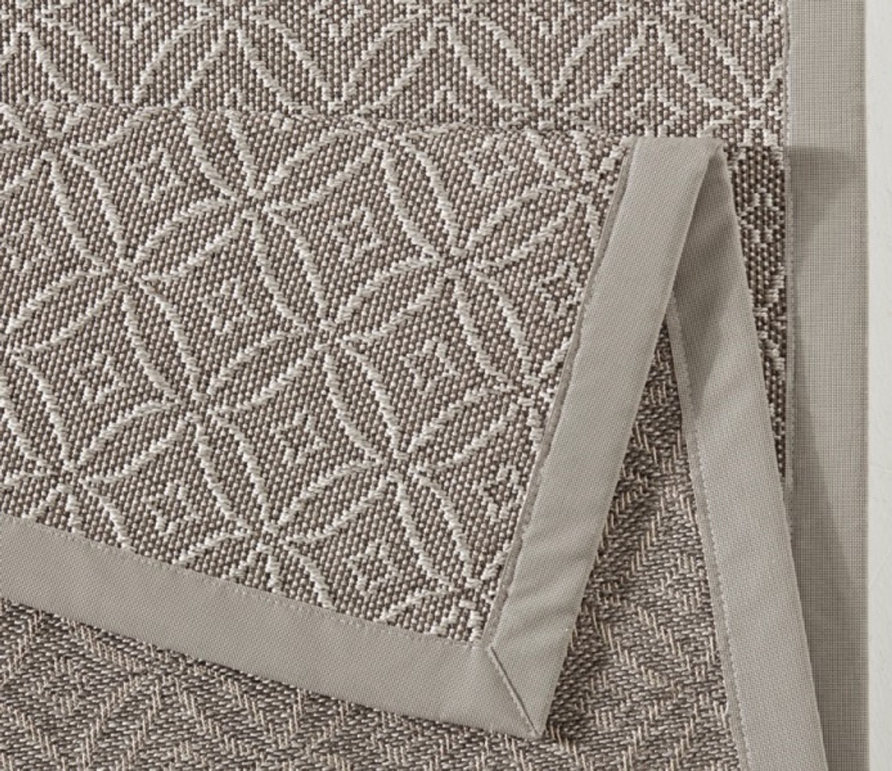 Design Flachgewebe Teppich Infinite Ornament Grau Taupe 102263 Design Flachgewebe Teppich Infinite Ornament Grau Taupe 102263