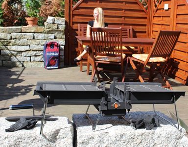 Son of Hibachi&reg; klappbarer Holzkohlegrill neuestes Modell 2019 - der Testsieger – Bild 9