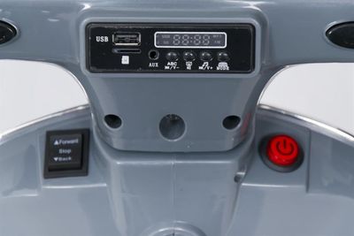 Kinderroller VESPA Classic 12V grey Kinderfahrzeug elektrisch – Bild 8