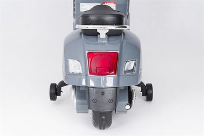 Kinderroller VESPA Classic 12V grey Kinderfahrzeug elektrisch – Bild 2