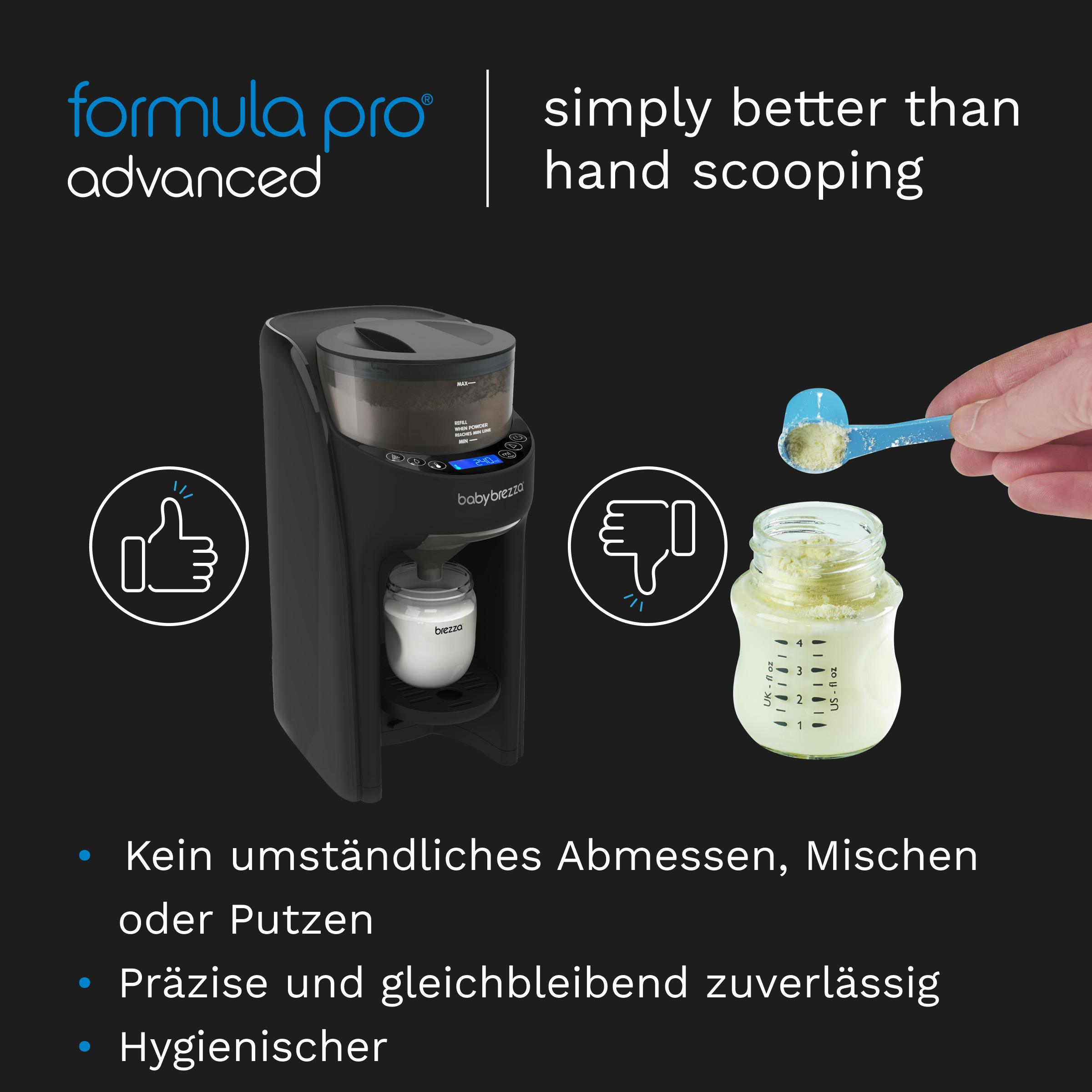 Baby Brezza Formula Pro Advanced: automatischer Flaschenzubereiter