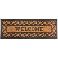 Fußabtreter Fußabstreifer Fußmatte Welcome Goodbye Türmatte door mat 