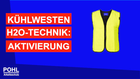 Video: Kühlweste mit H2O-Technik - Aktivierung