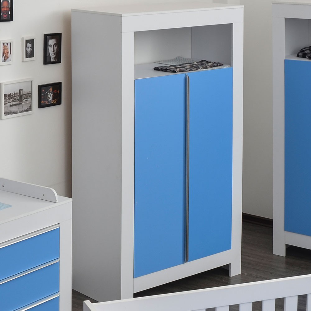 3-türiger Kleiderschrank Felix in reinem Weiß
