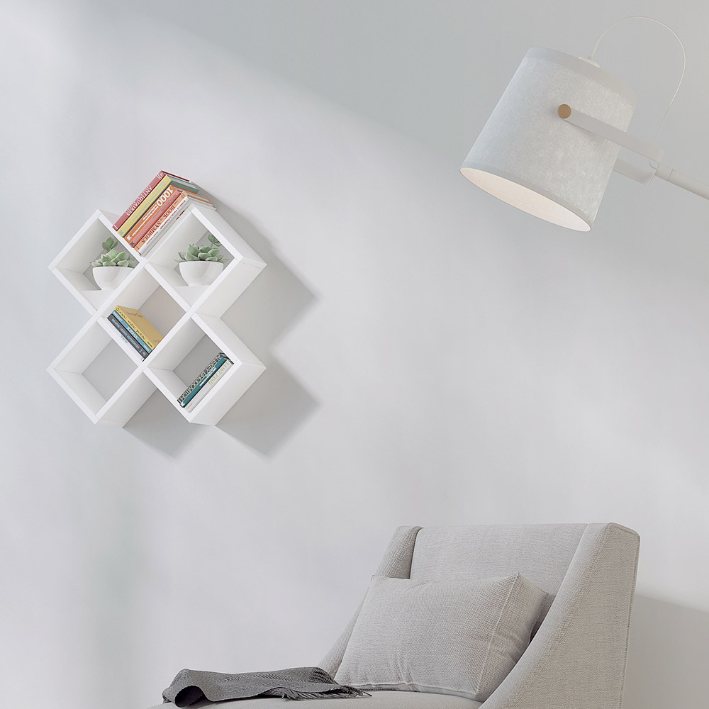 Paris Wandregal CD Regal Bücherregal Medienregal Hängeregal Wandablage