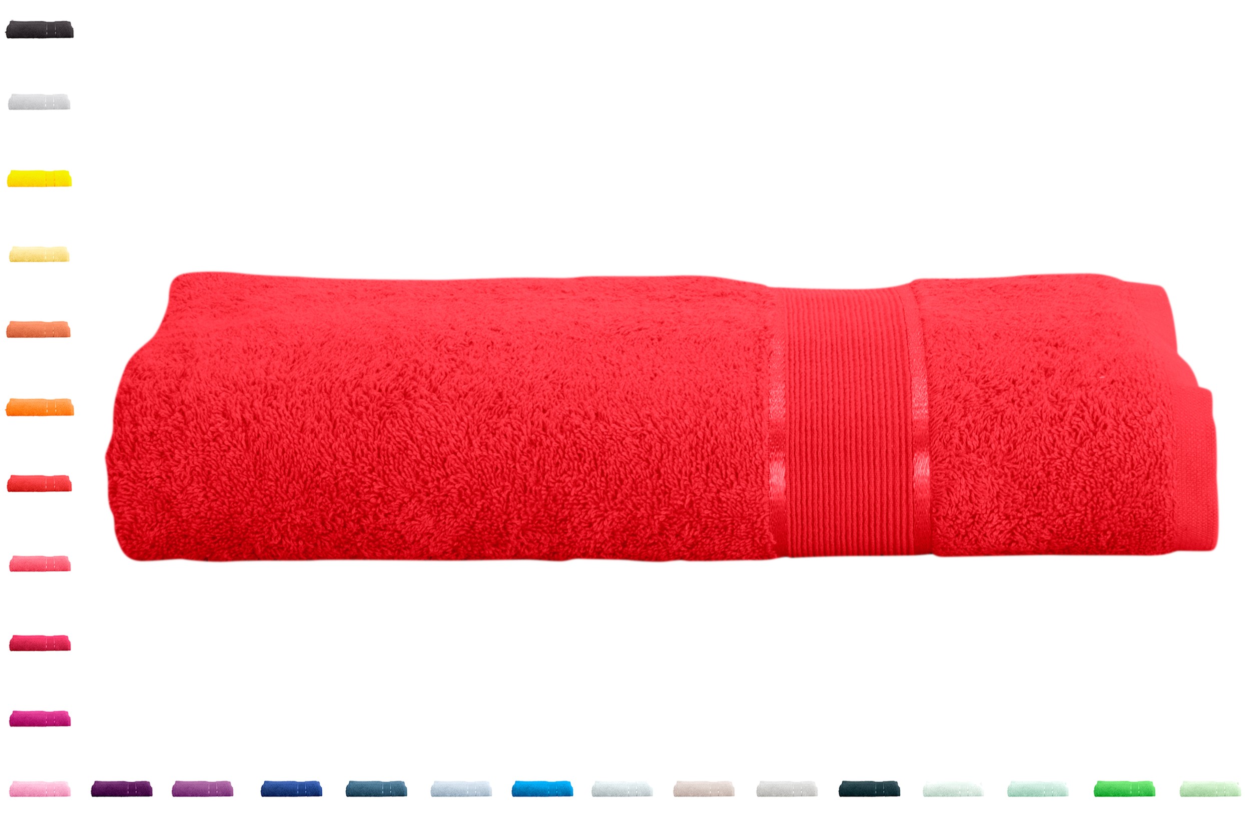 Handtuch Handtücher 50 x 100cm 100% Baumwolle Frottee 500g/m² Ökotext