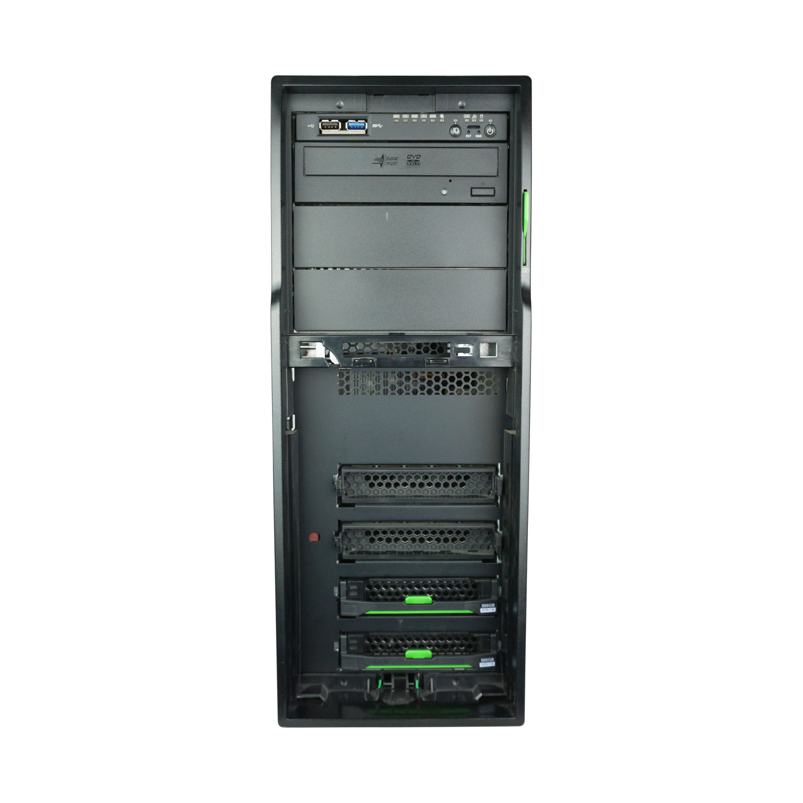 Fujitsu Primergy TX1330 M1 PS170 Xeon E3-1220 v3 3.1GHz 8GB RAM 2x 500GB  10K SAS Server
