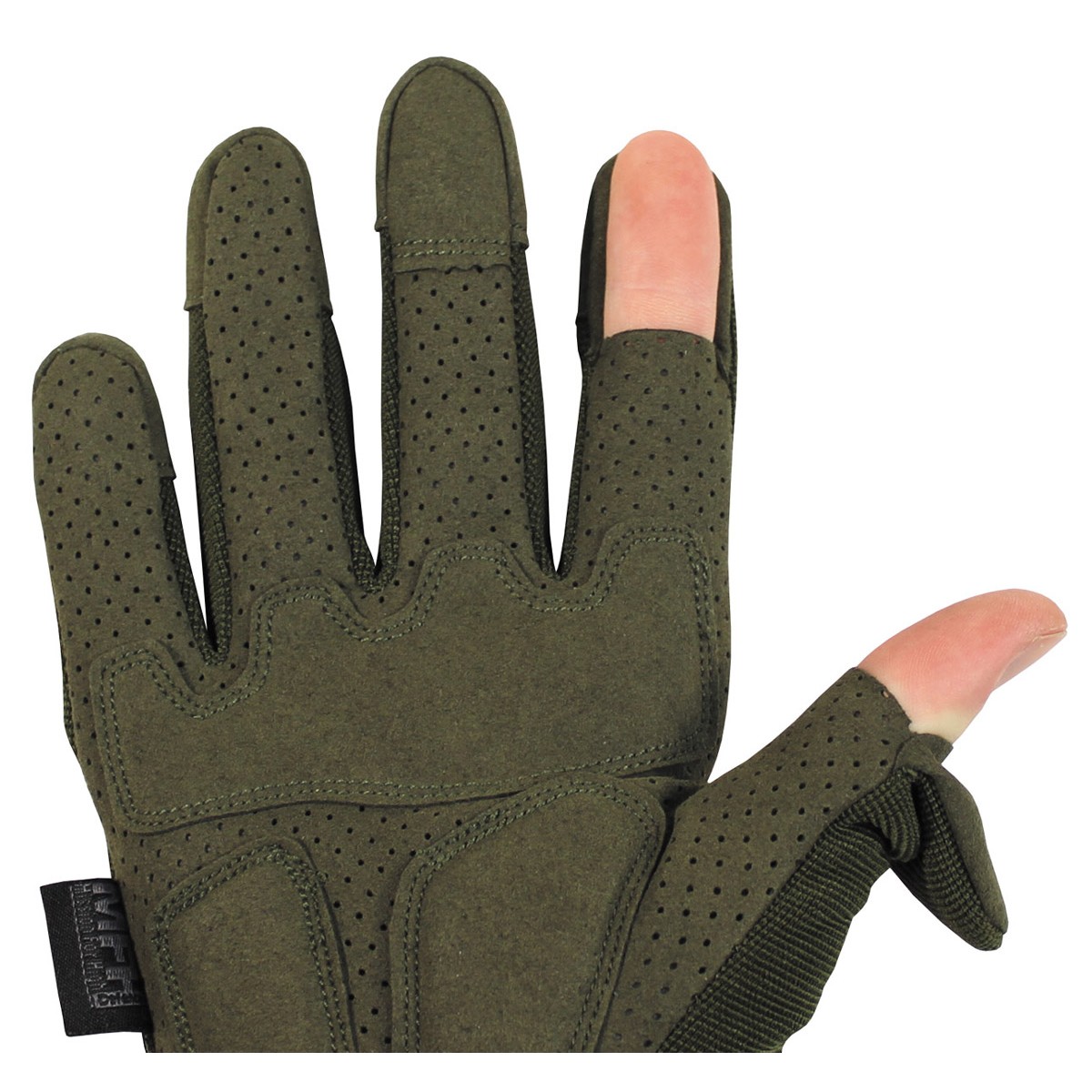 Handschuhe Tactical, "Action", oliv | Sticker Shop Strerath