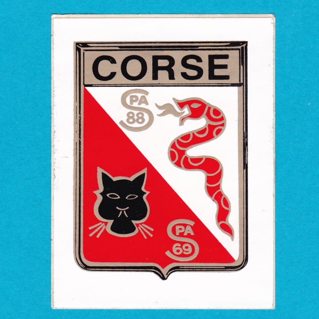 Escadron de Chasse 311, Corse, French Air Force, Aufkleber, sticker