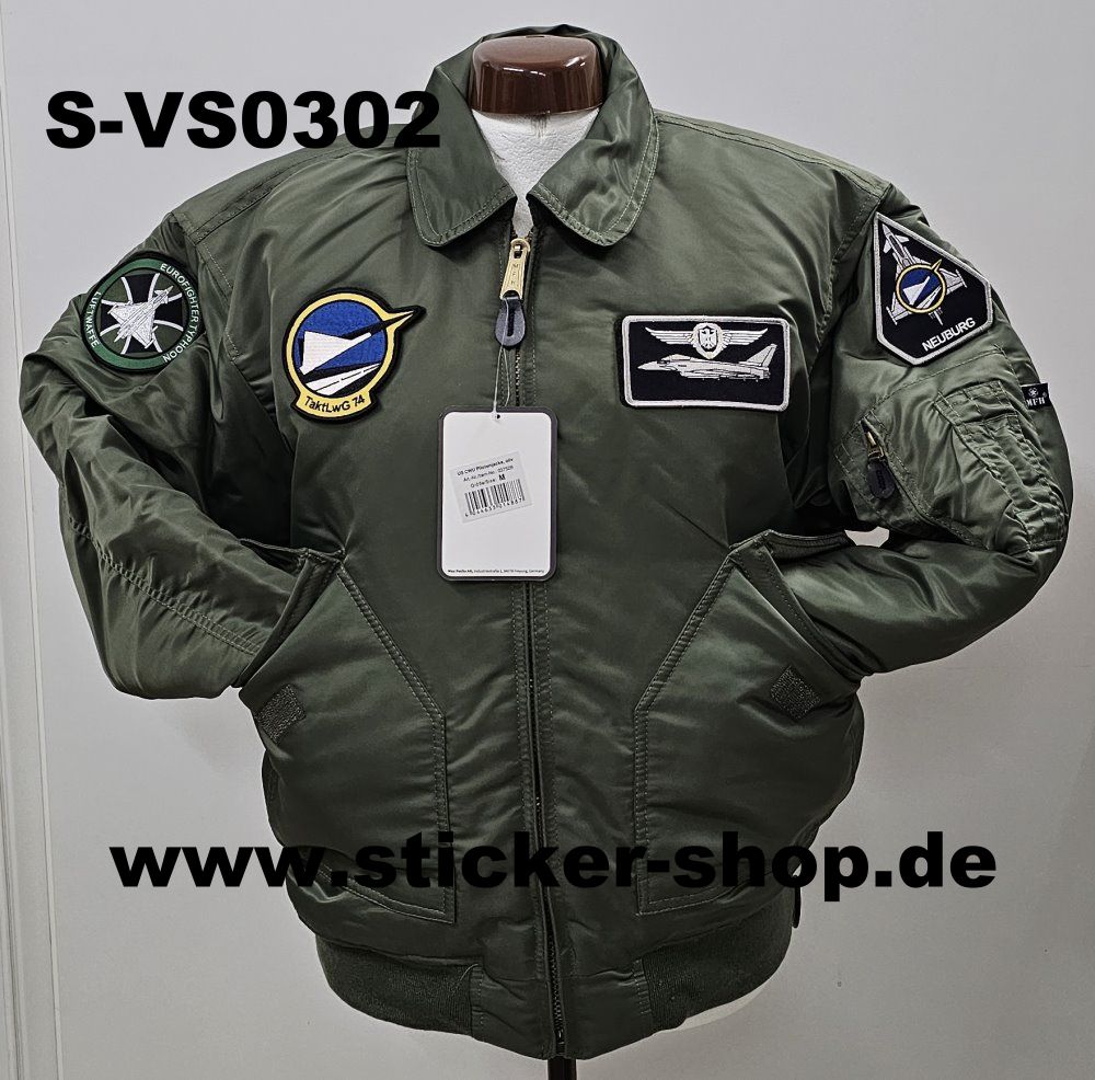 TaktLwG 74, Luftwaffe, Bundeswehr, Fliegerjacke, Pilotenjacke, Eurofighter  Sticker Shop Strerath