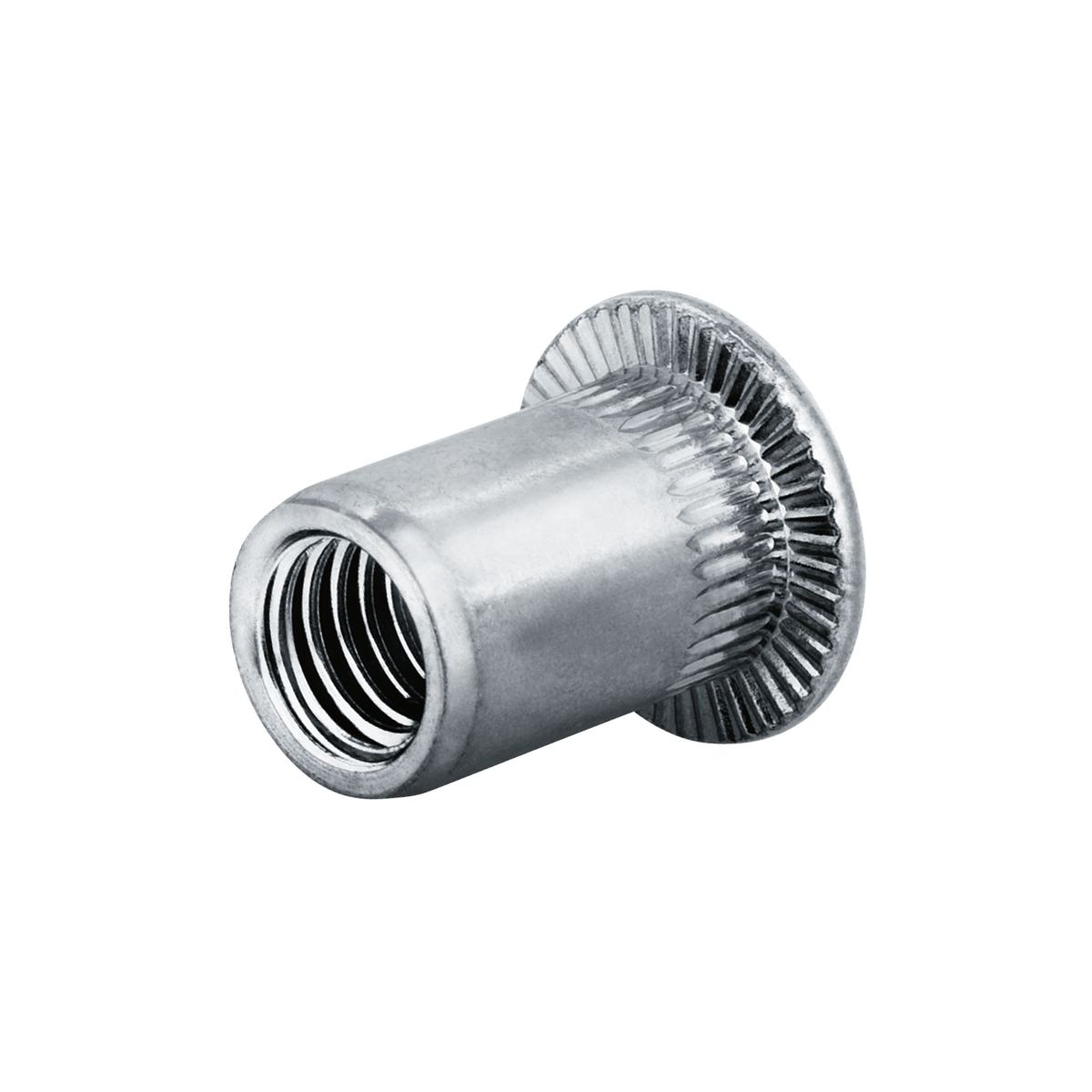 Open aluminium blindklinkmoer B2B-kwaliteit | M4-M8 industriële blindklinkmoeren