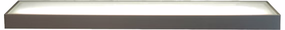 LED Glasbodenleuchte - Edelstahloptik 900 mm Regal neutralweiß