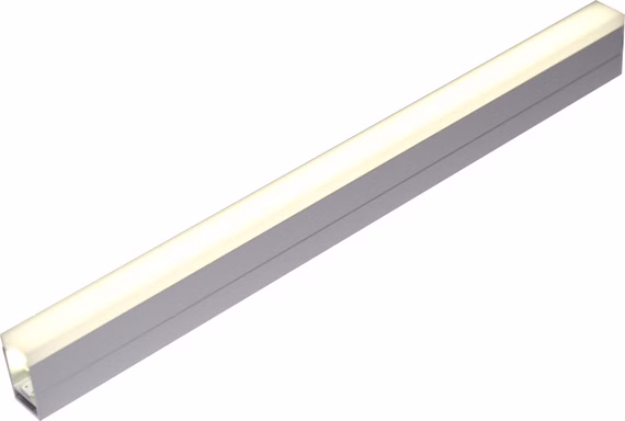 Diffuserprofil 2500 mm - flache LED Leuchte mit nur 16 mm Einbauhöhe