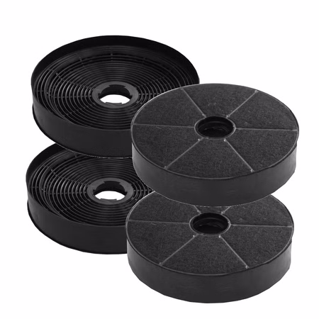 Super Sparset: 4 Stück Ersatzkohlefilter passend für Amica KF 17191 Dunstabzugshaubenzubehör Kohlefilter für KH 17187 E, KH 17188 E, FH 17174 E, FH 17175 E, ( KF17191 )