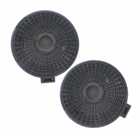 Sparset 2 Ersatz-Aktivkohlefilter für D4C Kohlefilter, passend zu Teka DB / DB1 / DBB / DH / DHX / DGE / NC / NC2