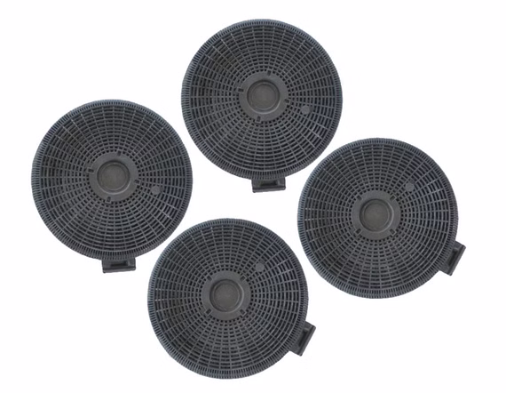 Super Sparset 4 Ersatz-Aktivkohlefilter für D4C Kohlefilter, passend zu Teka DB / DB1 / DBB / DH / DHX / DGE / NC / NC2
