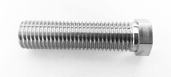Keenberk Hohl-Schraube, Länge 45 mm für Siebkorbventile M12 x 1,5 mm -  universell passend für 1,5 und 3,5 Zoll Ventil-Abläufe