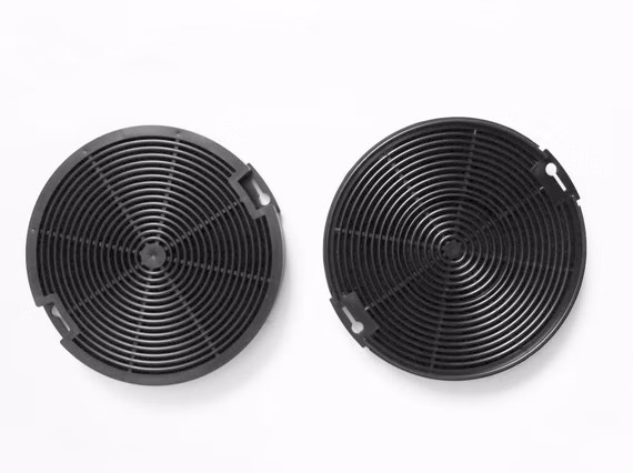Kohlefilter Set (2 Stk.) für AEG Electrolux Zanussi EFF 75 rund 150mm Aktivkohlefilter 4055093712