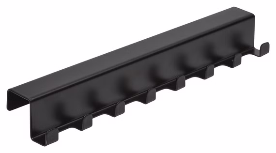 Wesco Rack System Smart Hakenleiste Neusilber pulverbeschichtet 208x36x36 mm