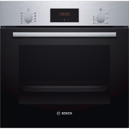 Bosch Einbau-Backofen Einbauherd Versenkknebel 3D Heißluft HBF114ESO Edelstahl Serie 2
