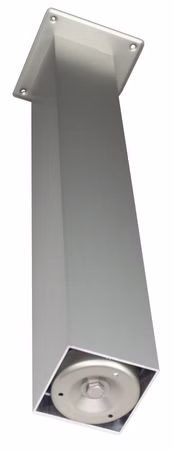 Stützfuß Vierkant groß 100x100 mm edelstahloptik