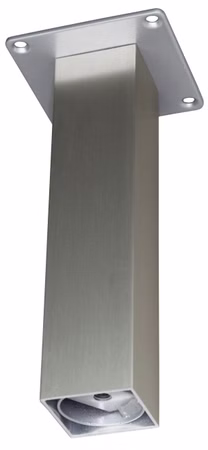 Barkonsole gerade 50x50 mm Edelstahloptik