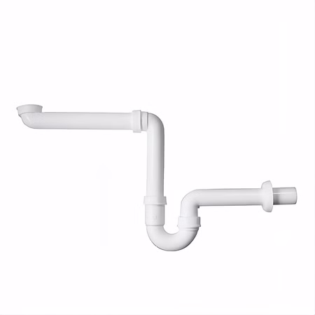 Raumsparsiphon 1 1/4 Zoll mit 40 mm Anschluss für Waschbecken Spüle Küche Bad