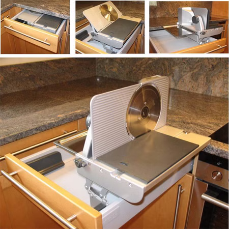 Allesschneider RITTER AES 62 SR Brotmaschine RECHTS Einbau Küche Schneid Apparat