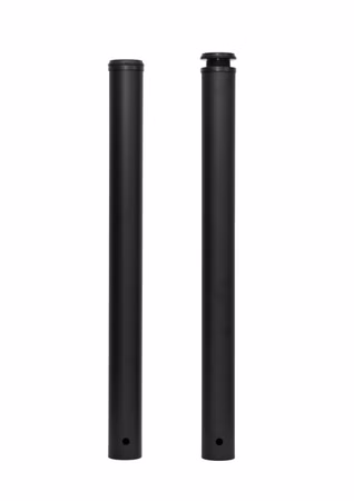 Stützfuß - schwarz-seidenmatt, Ø 60 mm x 1100 mm, höhenverstellbar