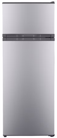 PKM Kühl-Gefrier-Kombination GK212SI Standgerät - 206 Liter, 143 cm hoch, LED-Beleuchtung