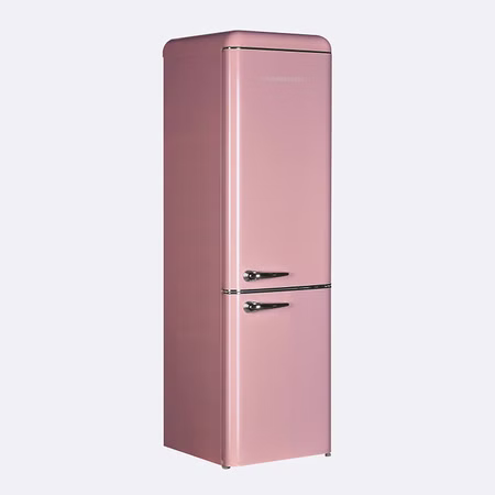 PKM Retro- Kühl-/Gefrierkombination WKG265RT SP - 188 cm, pink