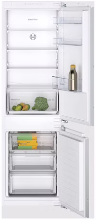 Bosch KIN86NFF0 Einbau-Kühl-Gefrierkombination Integriert 177.2 cm hoch, 54.1 cm breit, FreshSense, MultiBox XXL, EcoAirflow