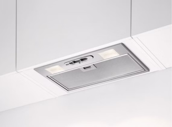 AEG DGB1522S - Dunstabzugshaube / Lüfterbaustein, 52cm, Grau