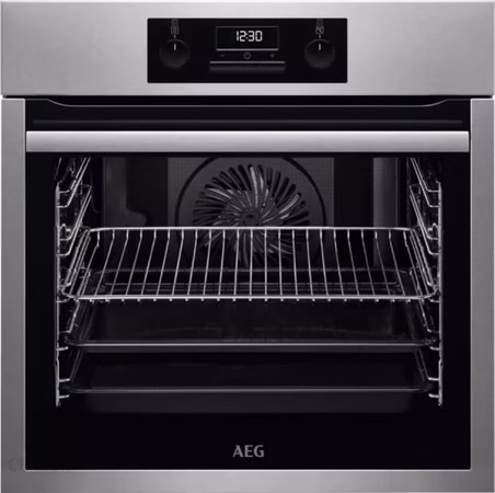 AEG Einbau Backofen Edelstahl 71 L versenkbare Drehknöpfe BES331110M