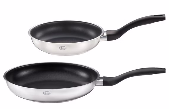 Rösle Basic Line 2-teiliges Pfannen-Set ø 20cm / ø 24cm Antihaftversiegelung ProPlex