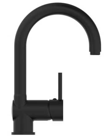 VAF Küchenarmatur 8820 in schwarz-matt Hochdruck Einhebelmischer
