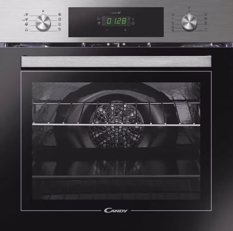 Candy Einbau-Backofen 60 cm autark mit Teleskopauszug Pyrolyse FCT896X WIFI