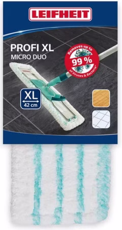 LEIFHEIT Profi XL Wischbezug für Bodenwischer micro duo Wischbreite 42 cm 55126