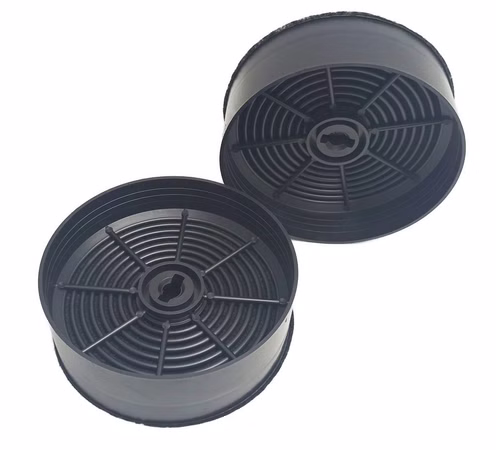 Aktivkohlefilter Dunstabzugshaube für Teka GFH 55 CNL1C 2 Stück Durchmesser 12 cm Höhe 4 cm