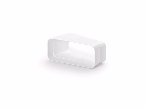 Naber COMPAIR® flow 150 F-RBH 150 – 15° Bogen, weiß, mit Muffe – Abluftsystem